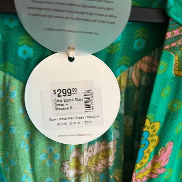 Nine Lives Bazaar Slow Dance Maxi Emerald AUS 10 US 6 Size M - Picture 11 of 11
